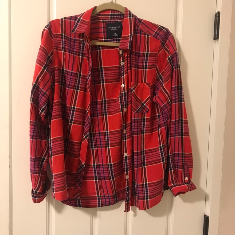 Women’s AE red flannel